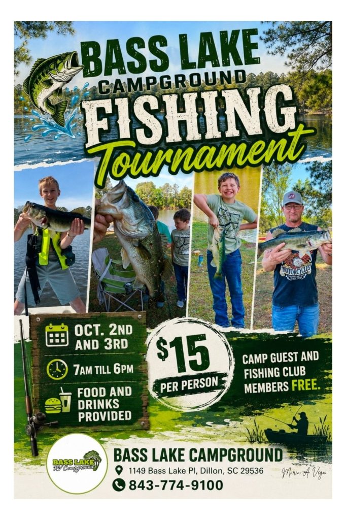 Bass Lake Campground Fishing Tournament October 2nd 2026